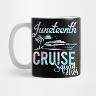 Juneteenth Cruise 2024 Family Friends Vacation Matching Tee Mug